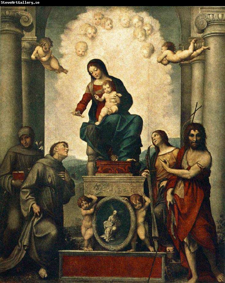 Antonio Cavallucci Madonna with St Francis